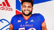 Former Kansas offensive tackle Logan Brown